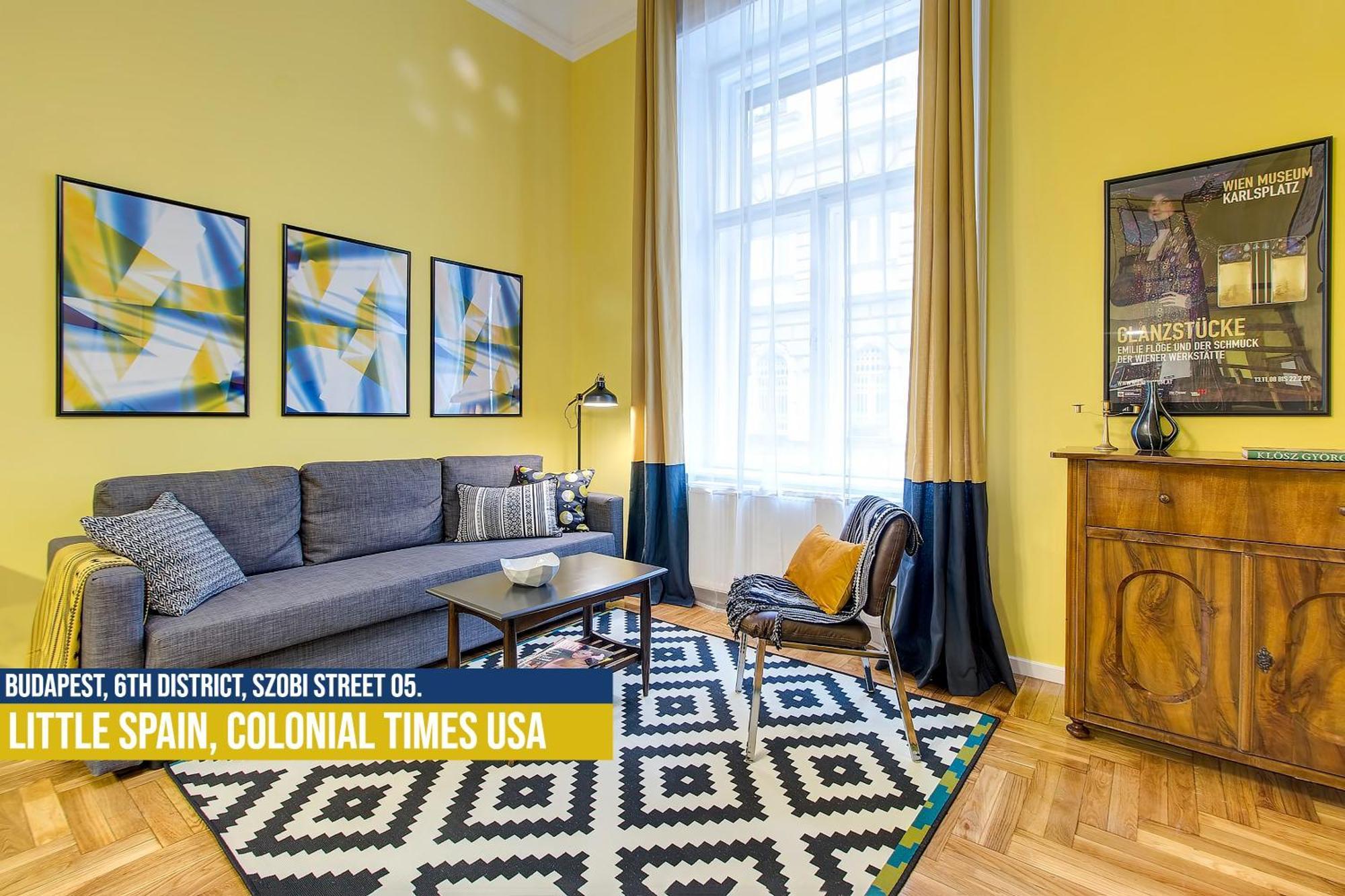 Little Americas Usa Colonial Times Apartments Budapest Bagian luar foto