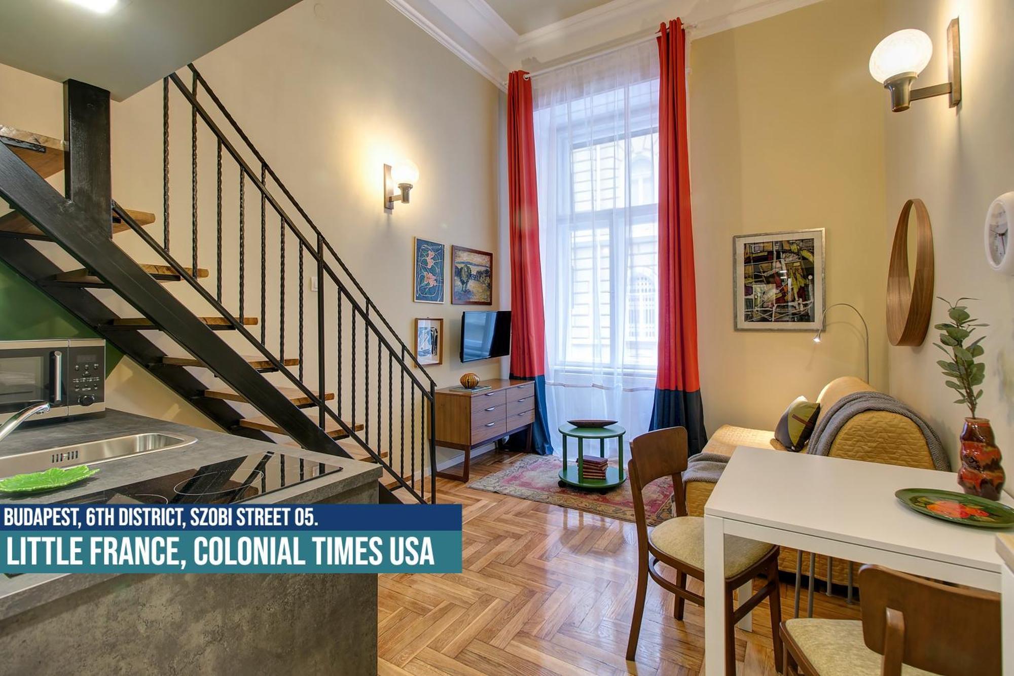 Little Americas Colonial Times Apts Budapest Bagian luar foto