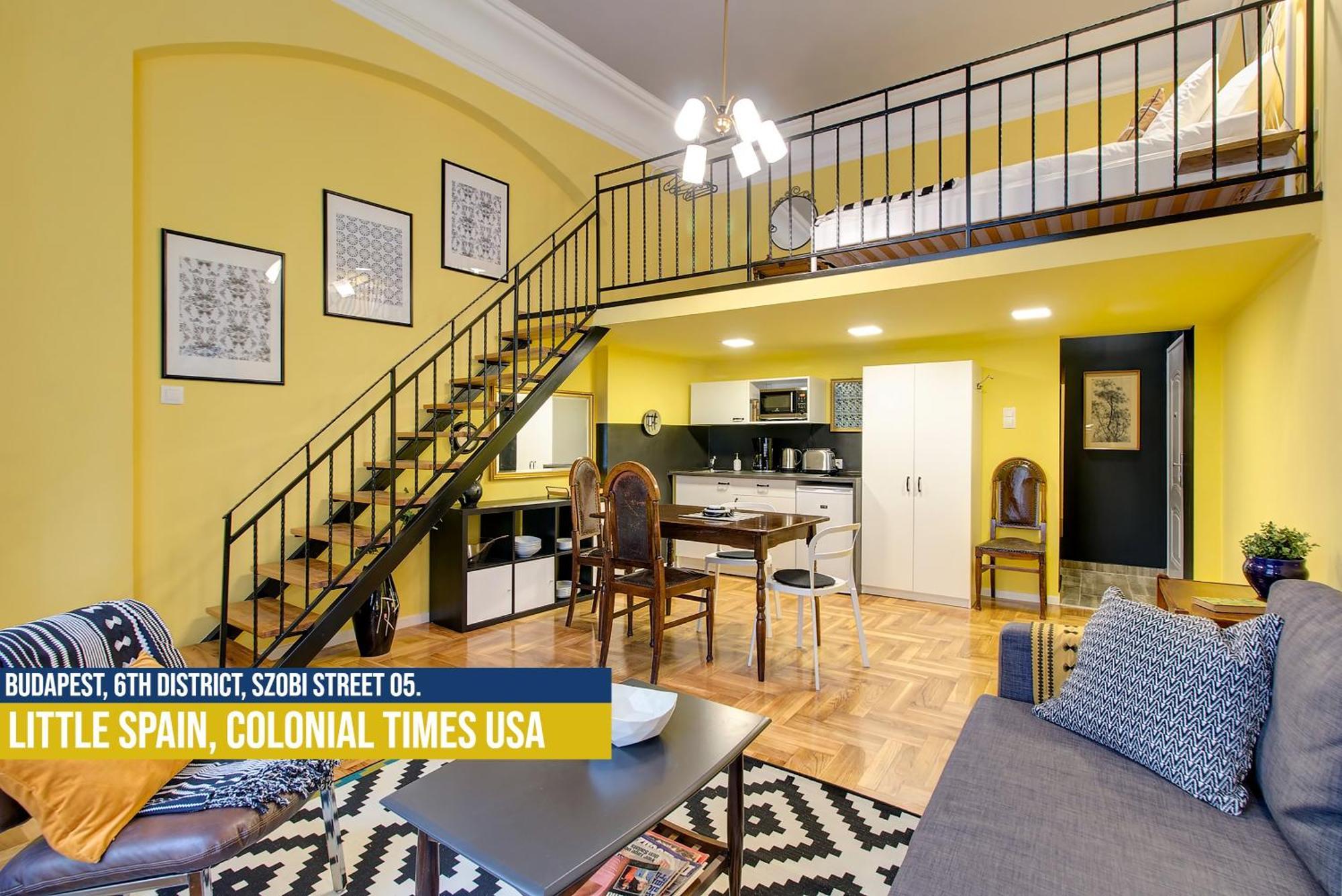 Little Americas Usa Colonial Times Apartments Budapest Bagian luar foto