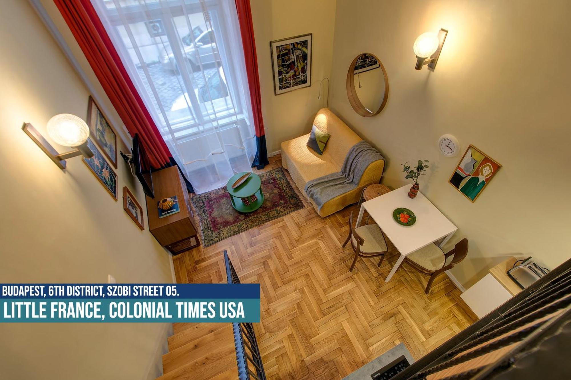 Little Americas Colonial Times Apts Budapest Bagian luar foto