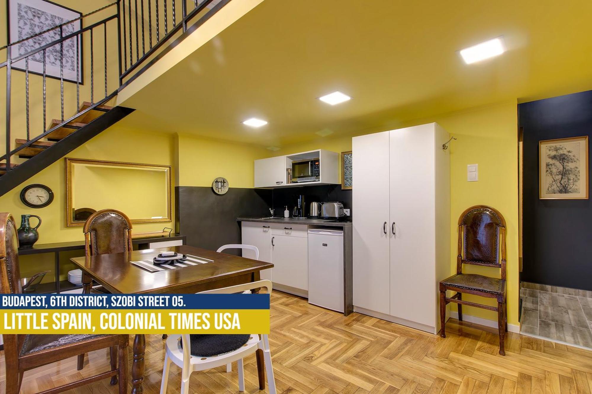 Little Americas Usa Colonial Times Apartments Budapest Bagian luar foto