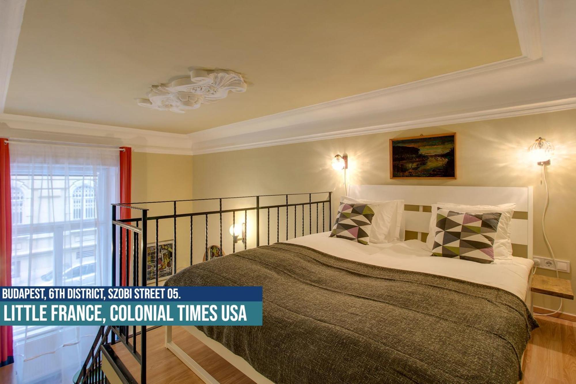 Little Americas Usa Colonial Times Apartments Budapest Bagian luar foto