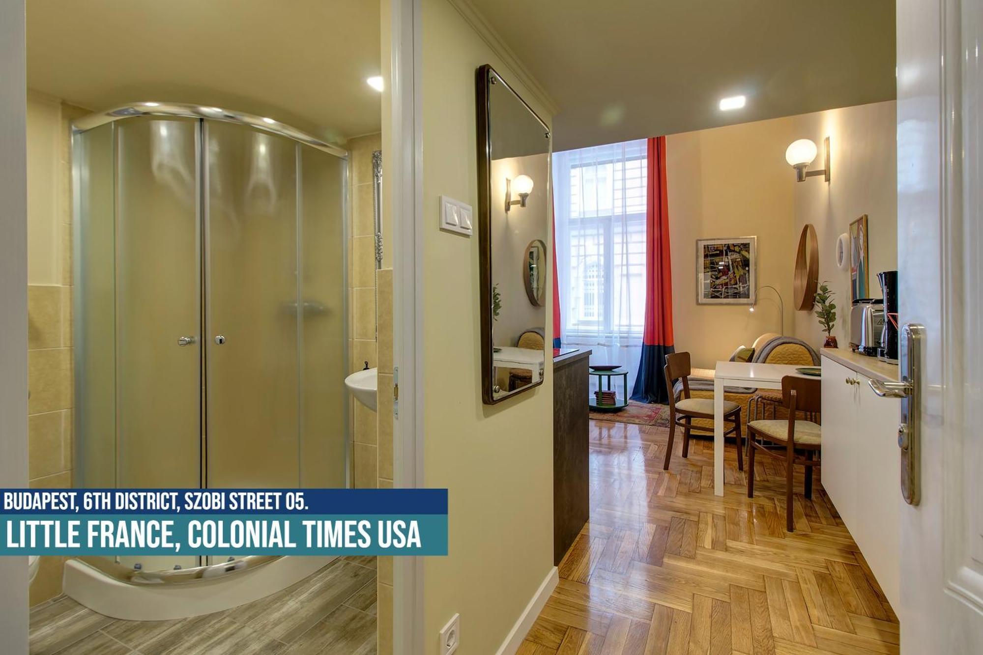 Little Americas Usa Colonial Times Apartments Budapest Bagian luar foto