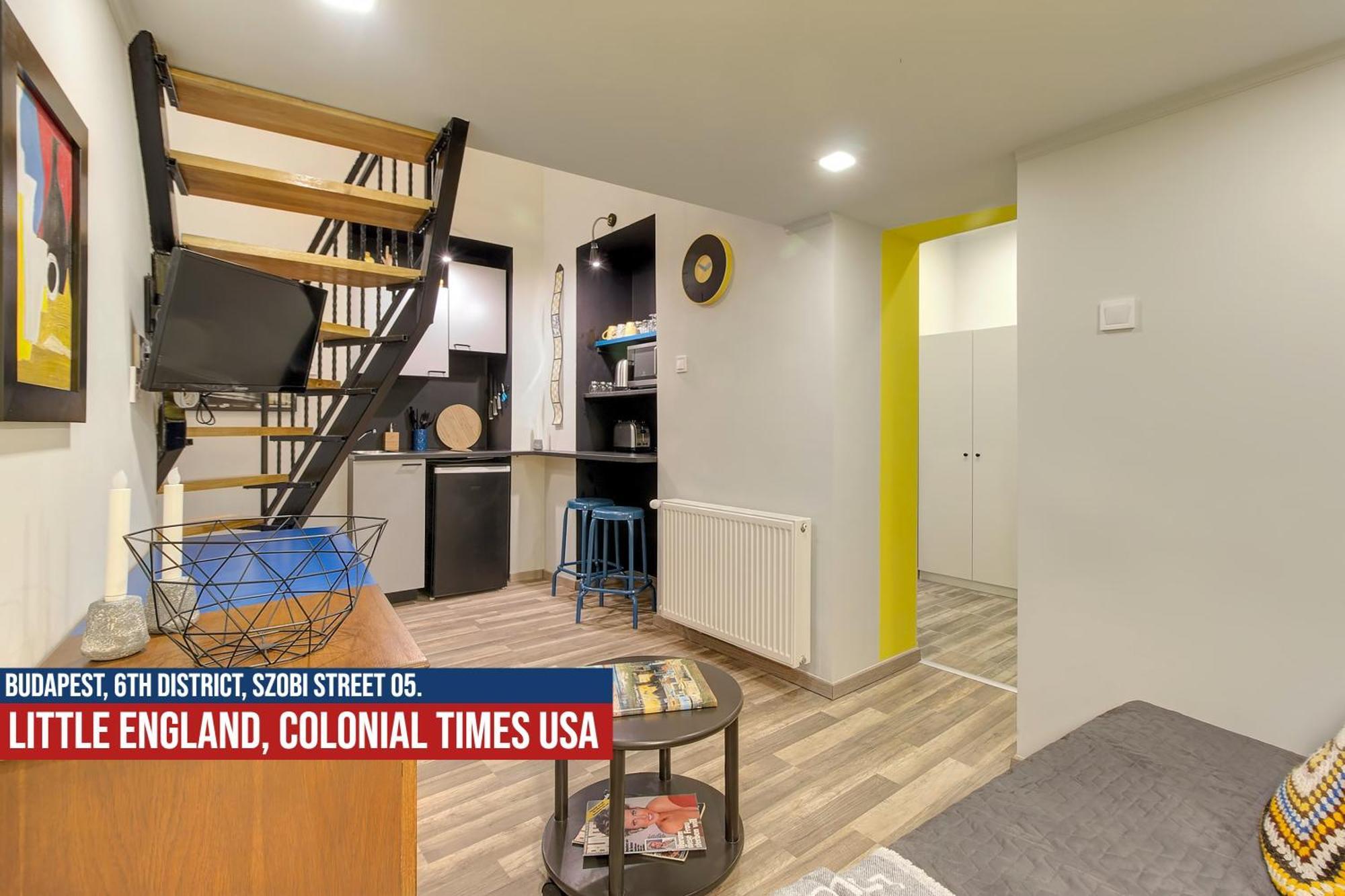 Little Americas Usa Colonial Times Apartments Budapest Bagian luar foto