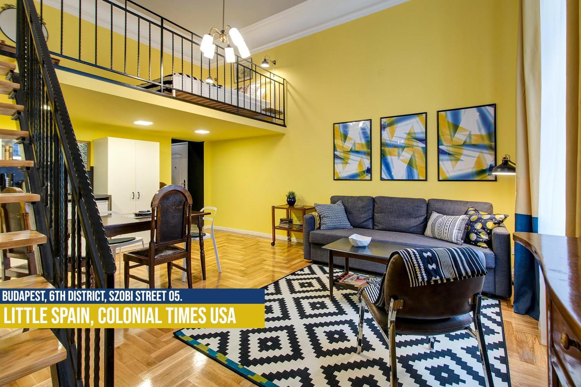 Little Americas Usa Colonial Times Apartments Budapest Bagian luar foto