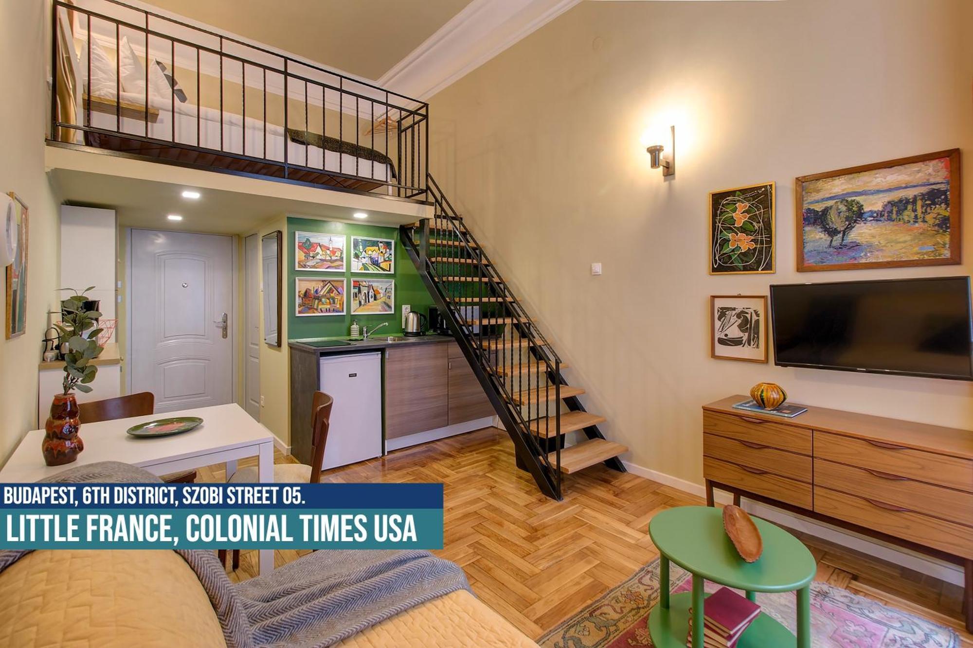 Little Americas Colonial Times Apts Budapest Bagian luar foto