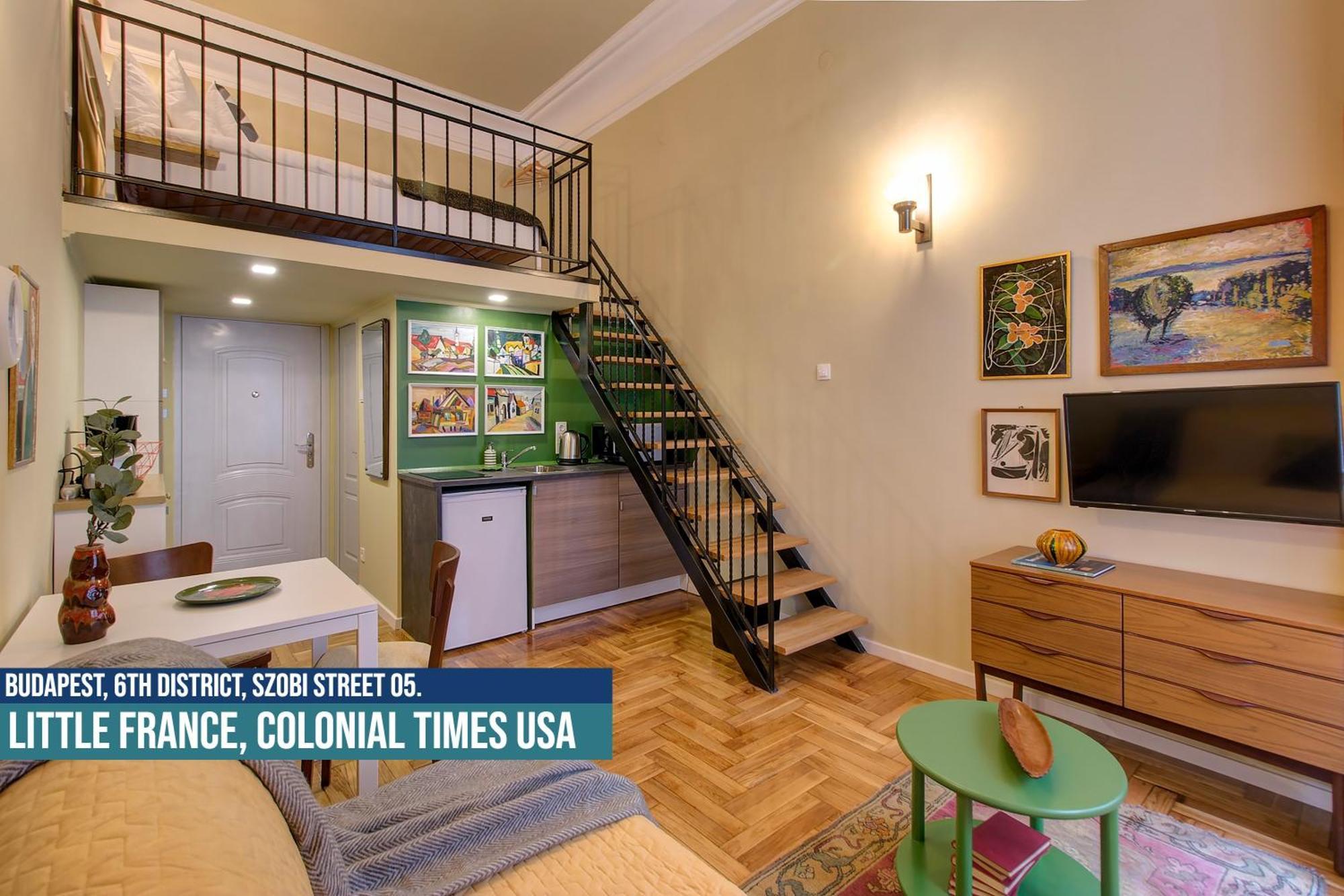 Little Americas Usa Colonial Times Apartments Budapest Bagian luar foto