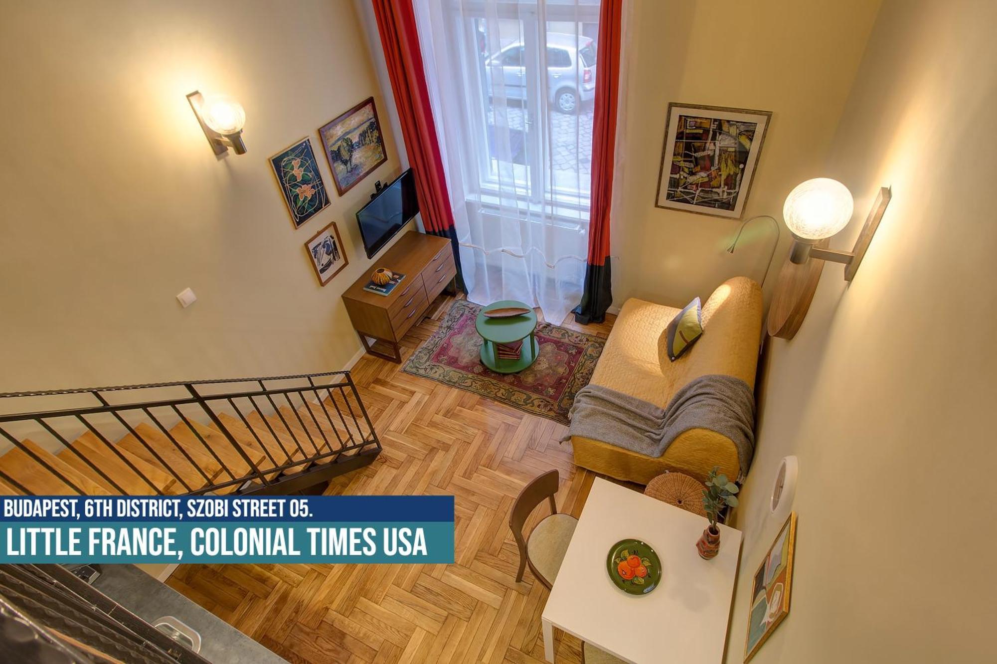 Little Americas Colonial Times Apts Budapest Bagian luar foto