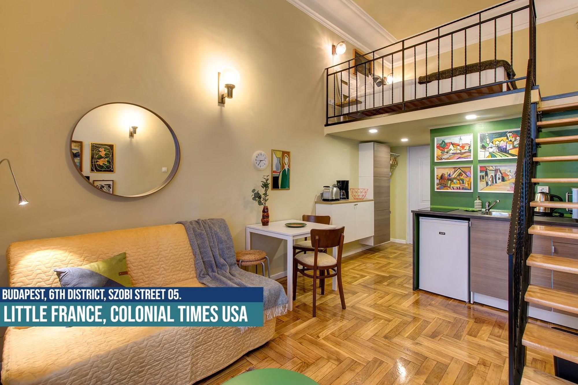 Little Americas Usa Colonial Times Apartments Budapest Bagian luar foto