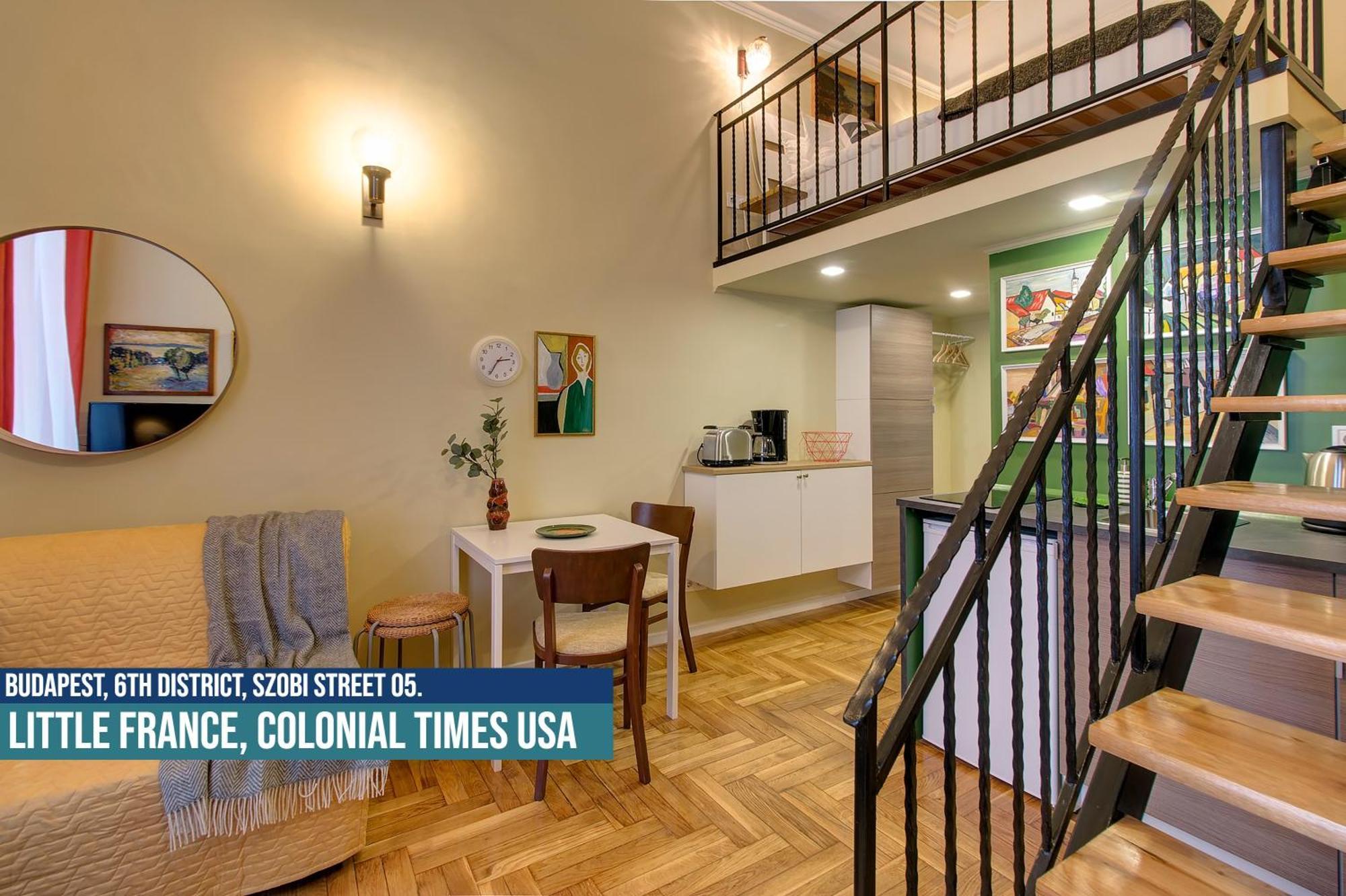 Little Americas Usa Colonial Times Apartments Budapest Bagian luar foto